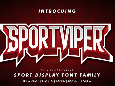 Sport Viper | SPORT DISPLAY FONT