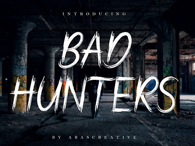 Bad Hunters BRUSH FONT