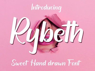 Rybeth - Sweet Hand drawn Font