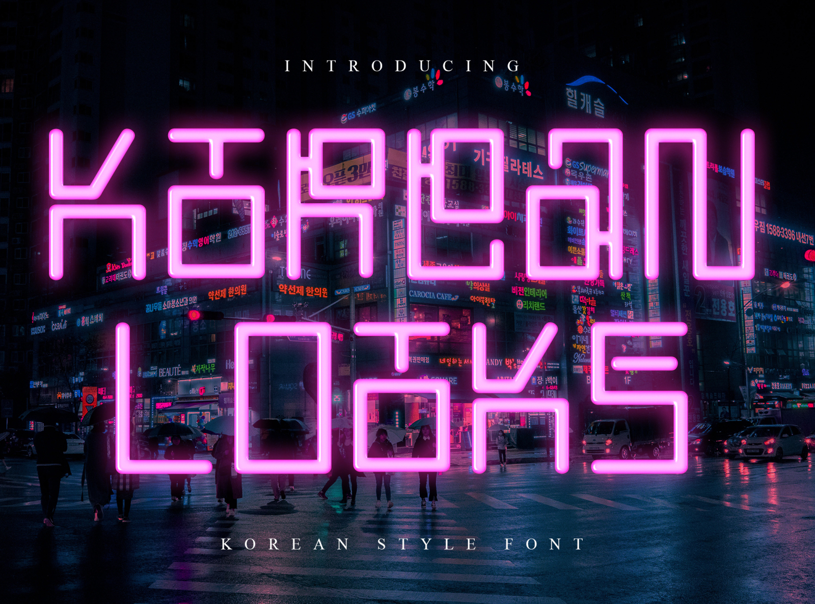 Download Free Korean Looks Korean Style Display Typeface By Abas Creative On Dribbble Fonts Typography