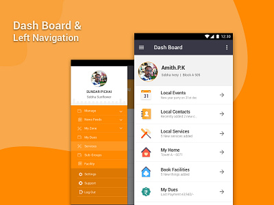 Dash BoardMobile App