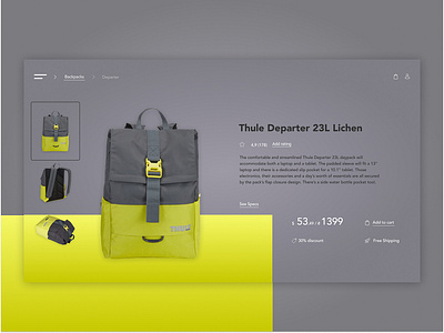 Thule Backpack Departer 23L backpack departer online shop online store orders spopping thule ukraine