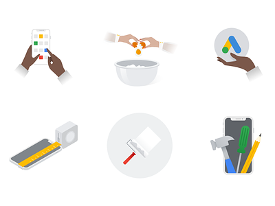 Google Skillshop Illustrations