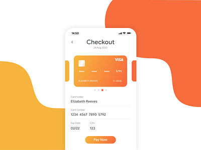 Daily UI Challenge #002 | Credit Card Checkout app checkout dailyuichallenge design money ui ux