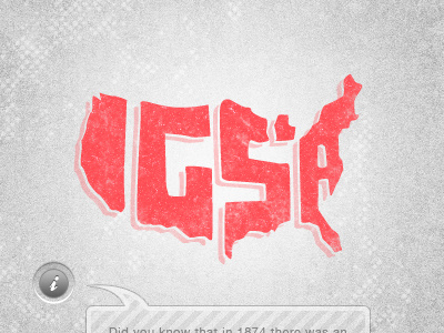 Information gray hover info information red texture usa
