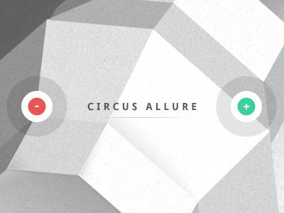 Circus font gray green red shape texture type