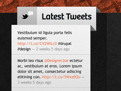 Tweets (gif) follow orange posts texture tweets twitter