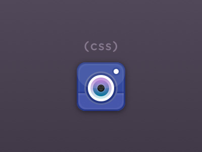 Camera app app camera css facebook gradient html purple