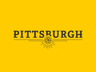 Pittsburgh black community dribbble icon logo meetup pittsburgh yellow