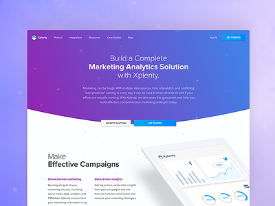 Marketing Solution Landing Page