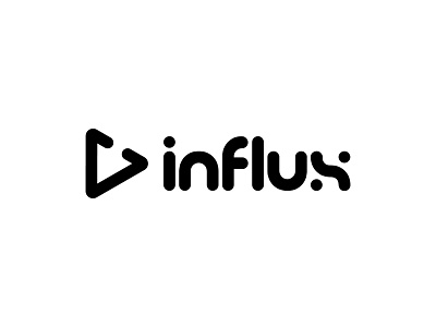 influx logo design