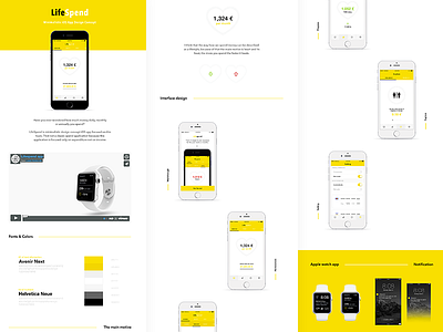 Lifespend - Behance case study