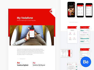 My Vodafone Case study app appdesign behance casestudy ios iosdesign mobileapp myvodafone ui uidesign ux vodafone