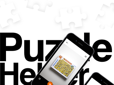 PuzzleHelper concept behance casestudy concept ios iosapp minimal puzzle puzzlehelper simple