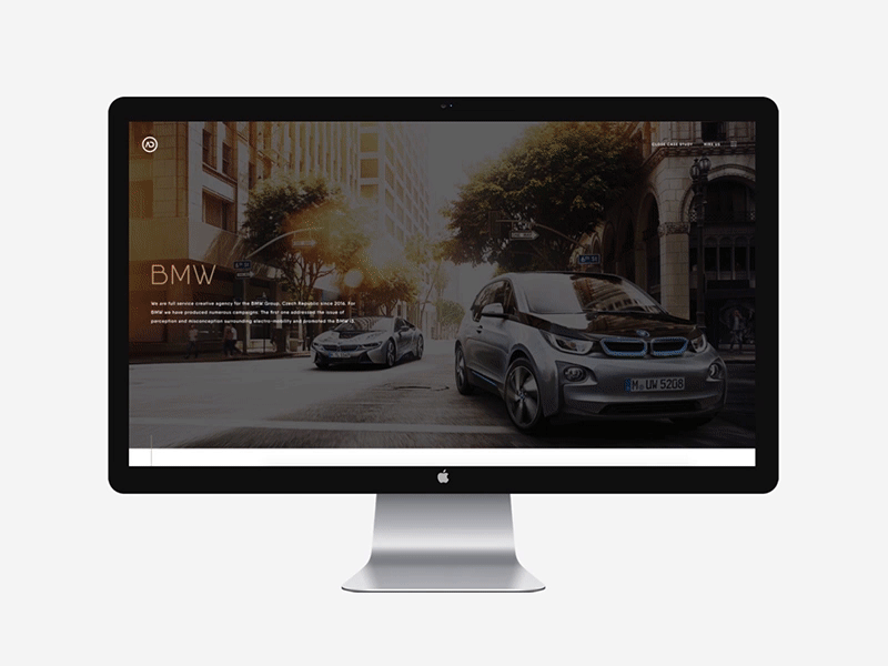 Bmw i3 casestudy animation apploud bmwi3 bwm casestudy electricfeel ui ux website