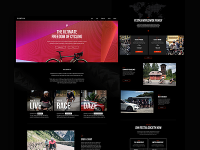 Festka redesign bikes cycling ecommerce festka interface product page ui ux webdesign