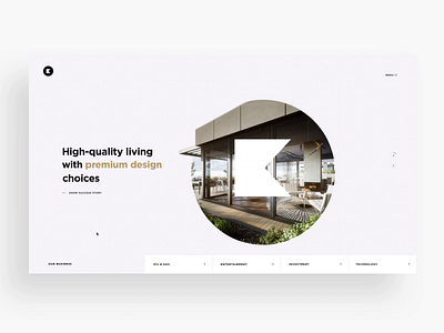 KKCG homepage - interaction animation clean clean ui homepage interaction minimal motion realproject typography uiux uxdesign web webdesign website