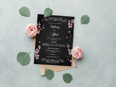 Wedding Invite card design design flat minimal poster typography wedding card wedding invitation wedding invite