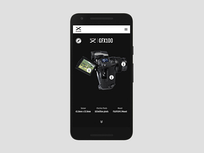 UI&UX 3D Explorer Demo Design | mobile 3d app design minimal ui uiux uiux design ux