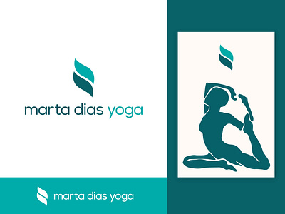 Marta Dias Yoga Logo Design