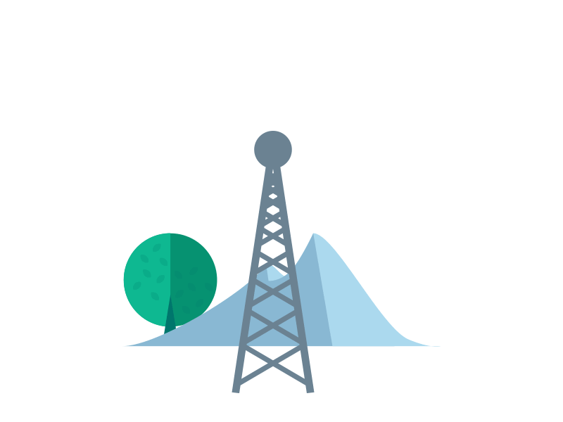 Wi-Fi radio tower