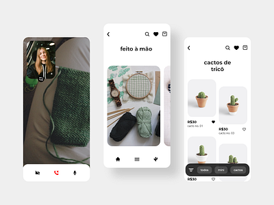 loja CUPS. ecommerce mobile ui ux