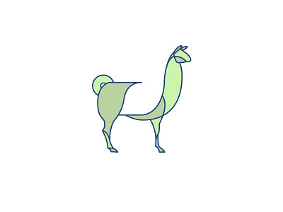 Llama alpaca animal beer beer branding illustrator lhama line llama logo monoline monolinear