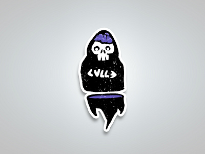 Ghost Sticker adesivo brain branding clothing brand design ghost illustration logo ropa scary spooky sticker streetwear supernatural vector
