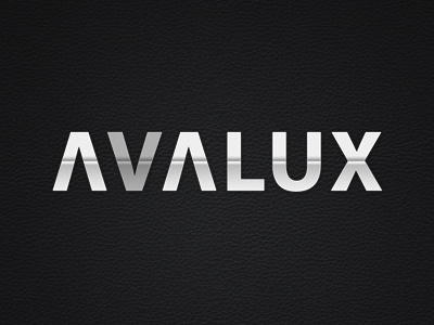 Avalux Logo - Redux avalux black flipclock leather logo silver