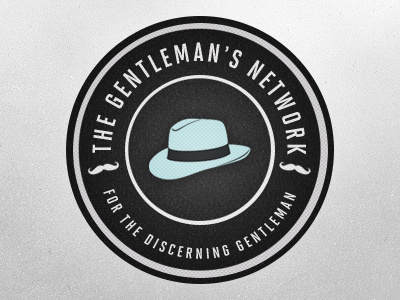 The Gentleman's Network classy dark dark logo gentleman gentlemen hat logo