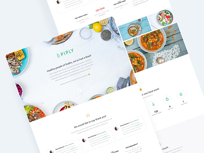 Piply Kitchens Closed 😢 delivery food healthy landing page piply takeway