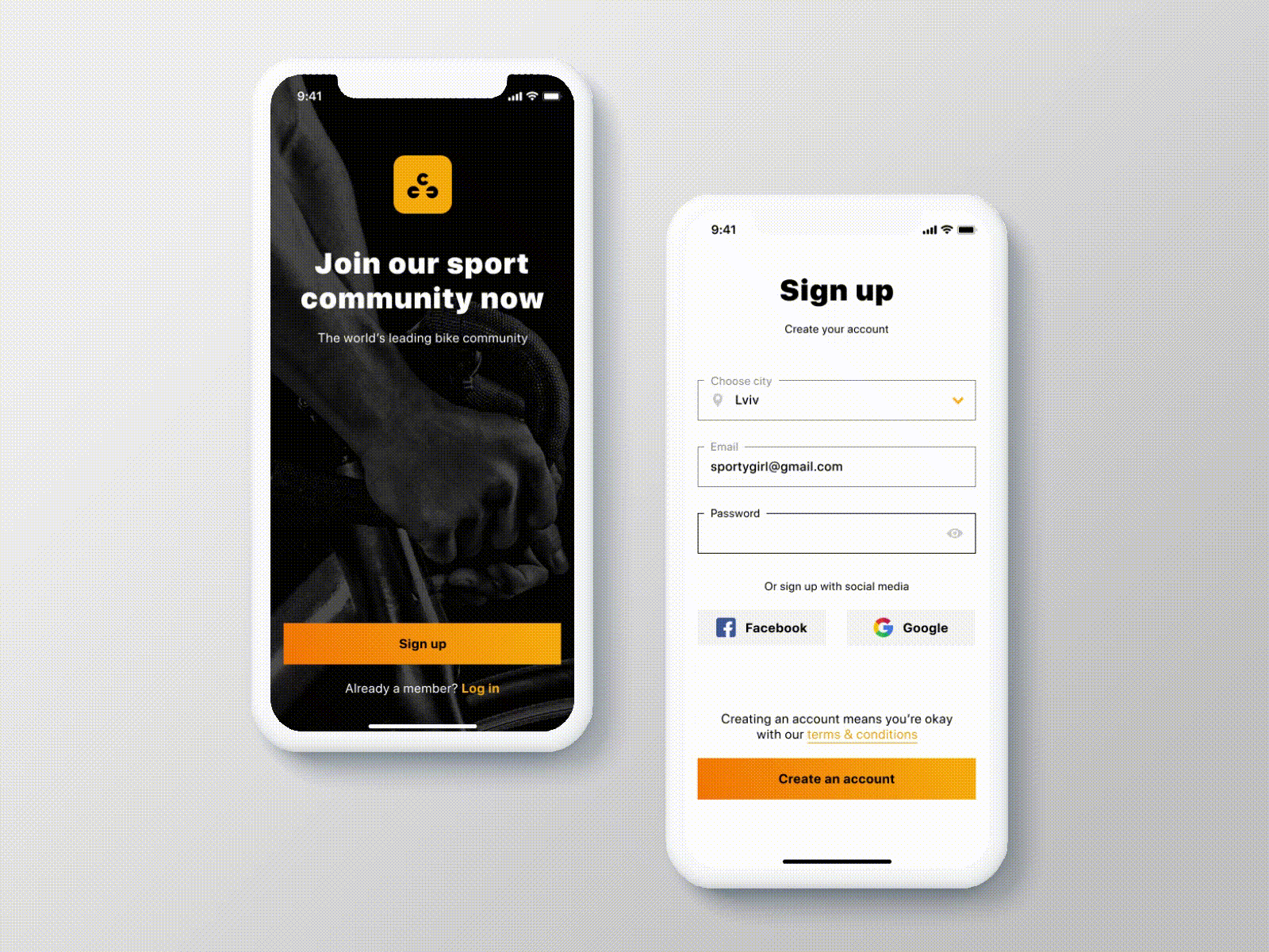 Sign up page dailyui design figma signup sport ui ux uxdesign