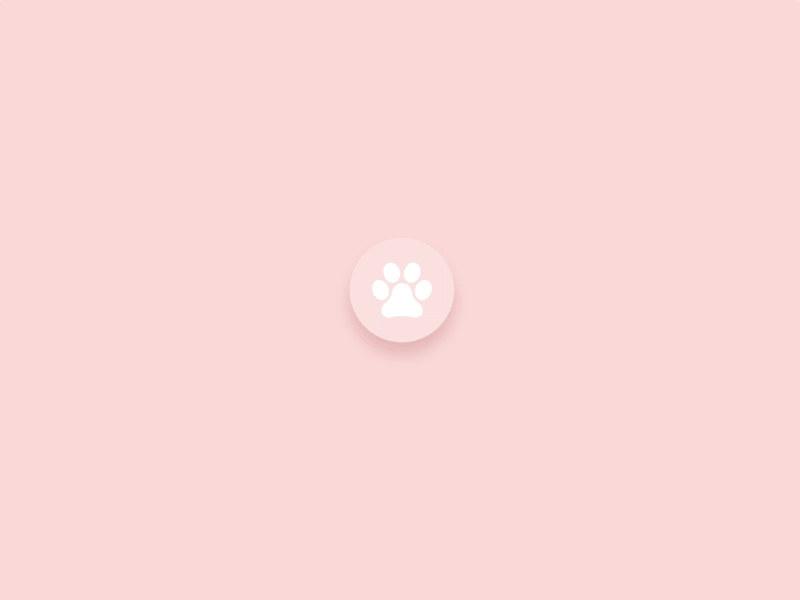 IxD Challenge| Day 2 21daysofixd animation button dog heart invision studio like paw