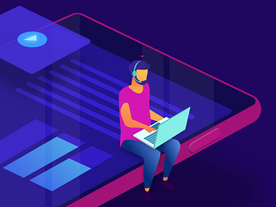 Isometric illustration app design illustration isometric isometric illustration start up start up ui design web design website