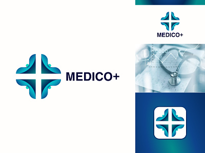 Medico+ Logo Design