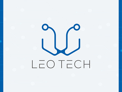 Leo Tech Logo Design