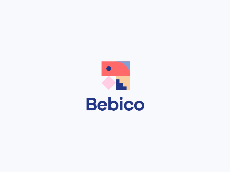 Bebico - Logo Animation animation app art bebico branding design flat gif identity ios lettering logo mobile type typography ui ux vector web website
