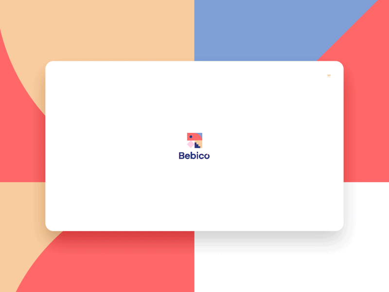 Bebico - Website Animation animation app art bebico brand branding clean design gif grid icon identity ios logo mobile responsive ui ux web website