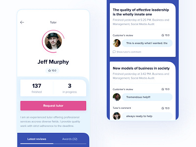 Profile and reviews by Inna S. 🇺🇦 on Dribbble