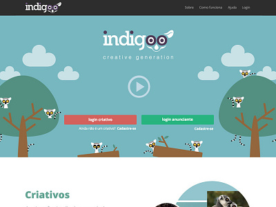 Indigoo Interface design illustration interface ui webdesign