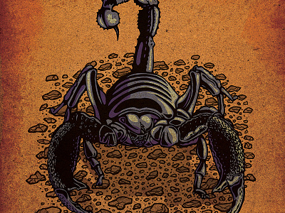 Scorpion King armour black desert king orange pincers sand scorpion sting