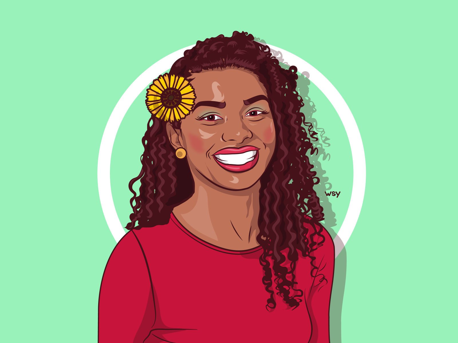 Beautiful Smile by Weslley Souza on Dribbble