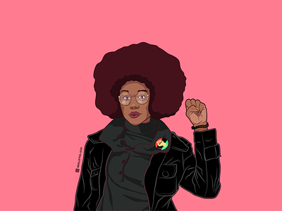 Black Power character color color pallet cool design digital art dribbble illustration são paulo