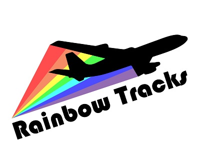 Day 12 - Airline Logo airline airplane dailylogochallenge design flat icon illustrator logo logo 2d minimal rainbow vector