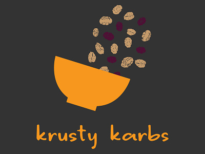 Day 21 - Granola Logo carbs crusty dailylogo dailylogochallenge design flat granola icon illustrator krusty logo logo 2d logo a day minimal oats vector