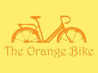 Day 24 - Bike Shop Logo bike bike logo bike shop citrus dailylogo dailylogochallenge design flat fruit icon illustrator logo logo 2d logo a day minimal orange vector