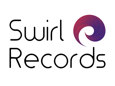 Day 36 - Record Label Logo dailylogo dailylogochallenge design flat icon illustrator logo logo 2d logo a day logo design logodesign logotype logotype design logotypedesign minimal record label swirl vector