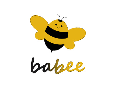 Day 46 - Baby Apparel Brand Logo apparel logo baby baby clothing bee logo dailylogo dailylogochallenge design flat illustrator logo logo 2d logo a day logo design logodesign logotype logotype design logotypedesign vector