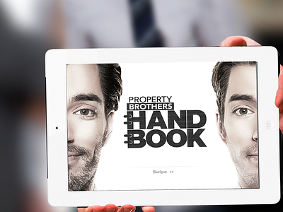 Property Brothers Handbook Onboarding app design brand design ios ipad moodboard