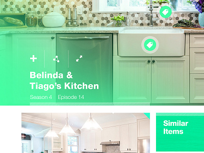 Property Brothers Handbook Kitchen app design brand design ios ipad moodboard